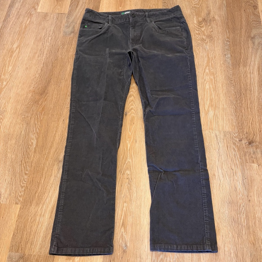 Stio Men’s Rivet Cord Corduroy Organic Cotton Pants Men’s 35R Stretch Outdoor